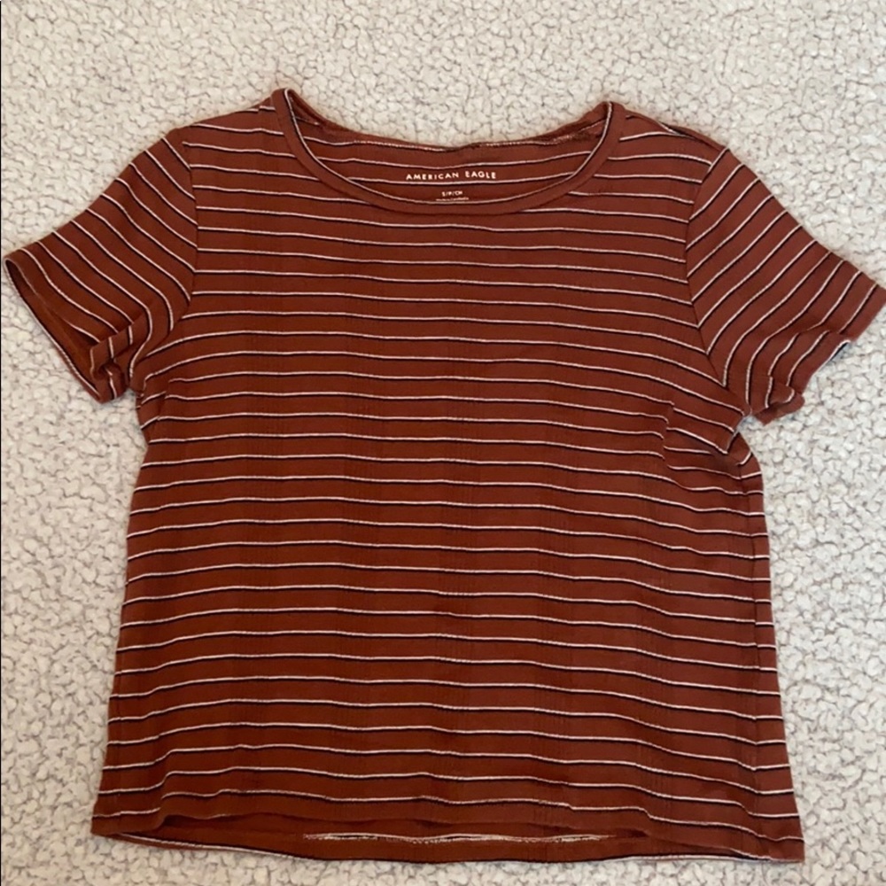 American Eagle Striped T-Shirt